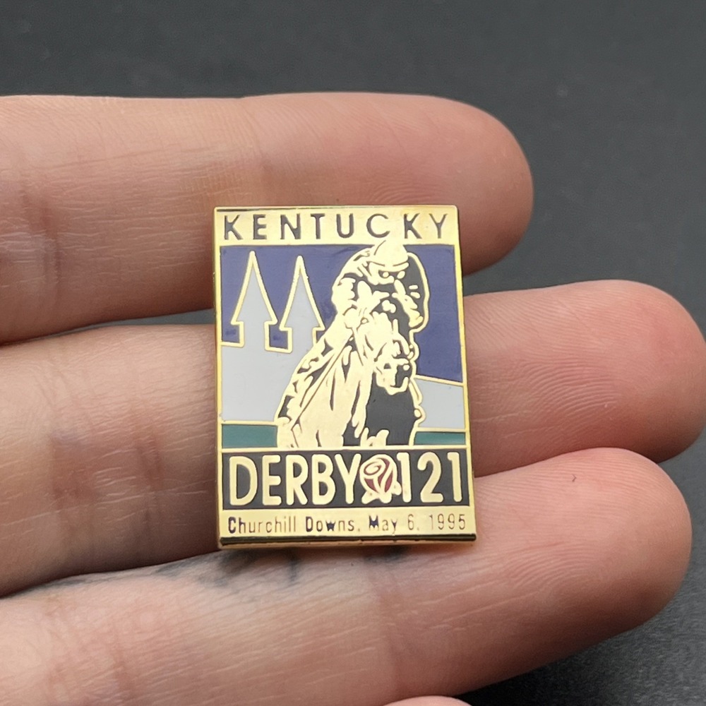 Kentucky Derby 121 Horse Racing Churchill Downs Lapel Hat Pin